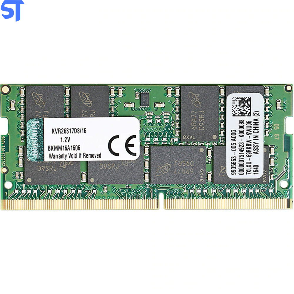 Memória Ram Notebook 16GB Kingston KVR26S17D8/16 2666Mhz DDR4